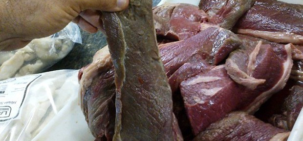 Carne podre descoberta pela PF ainda pode causar prejuízos
