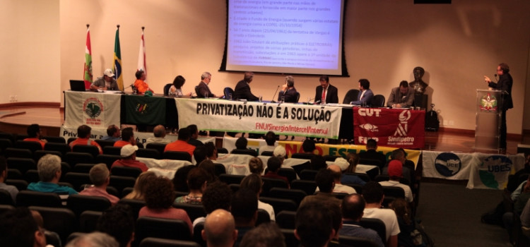 Audiência defende sociedade mobilizada contra privatização da Eletrobrás