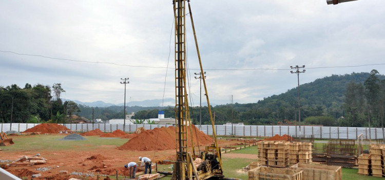 Obras do Centro de Iniciação ao Esporte avançam para etapa de fundações