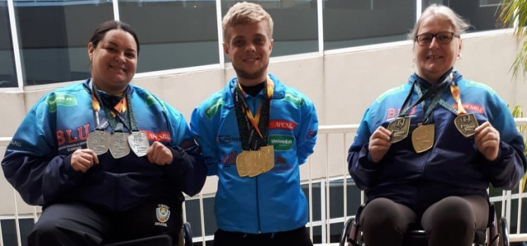 Blumenauenses conquistam nove medalhas no Parapan Universitário