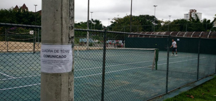 Quadra de tênis do Parque Ramiro Ruediger receberá melhorias