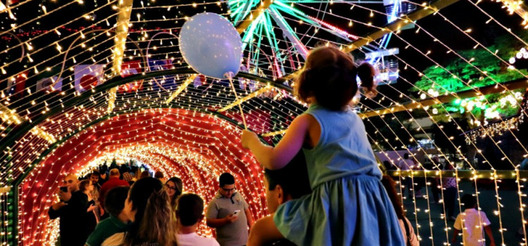 Começa o Natal em Blumenau com o acendimento das luzes