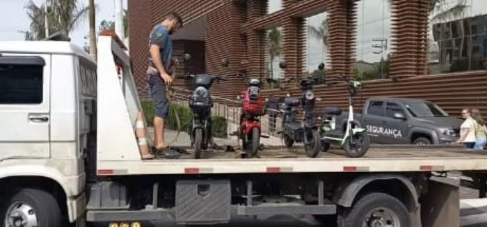 Guarda Municipal recolhe scooters e patinetes no Centro