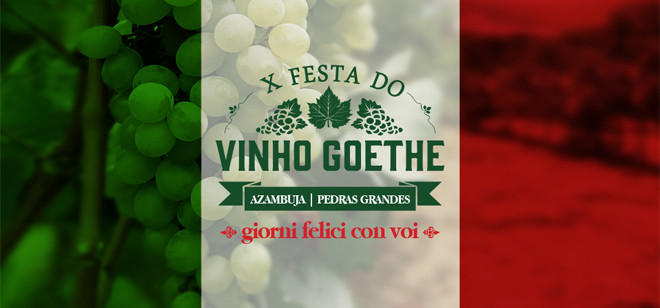 Pedras Grandes convida para X Festa do Vinho Goethe