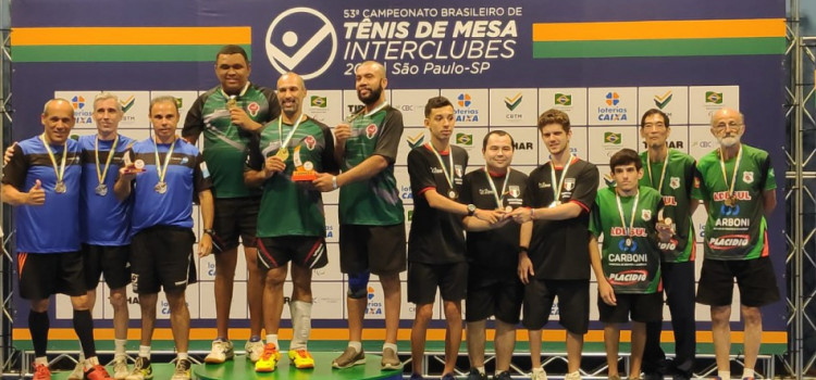 Paratletas conquistam medalhas no Campeonato Brasileiro de Tênis de Mesa