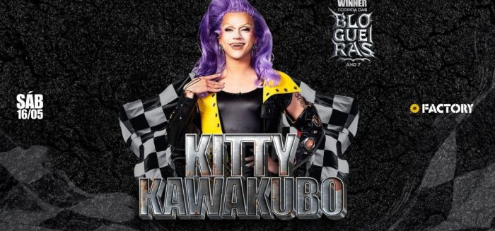 Kitty Kawakubo, campeã da Corrida das Blogueiras, faz show em Blumenau