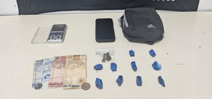 Adolescente é apreendido por tráfico de drogas no Passo Manso
