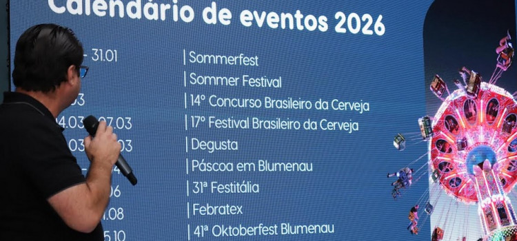 Prefeitura lança calendário de turísticos de 2026