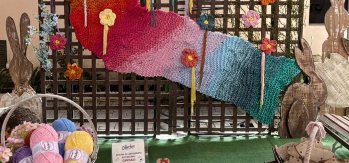 Público da Osterfest pode criar sua própria lembrança da festa