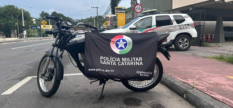 Homem é preso no Passo Manso com moto furtada