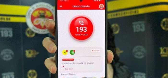 Bombeiros lançam nova forma de acionar emergência em SC