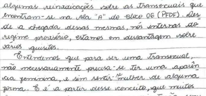 Presas denunciam abusos de homens que se declaram trans em celas femininas