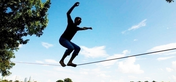 Espaço para slackline foi entregue neste sábado no Ramiro Ruediger