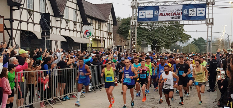 Meia Maratona de Blumenau reuniu 1,8 mil corredores