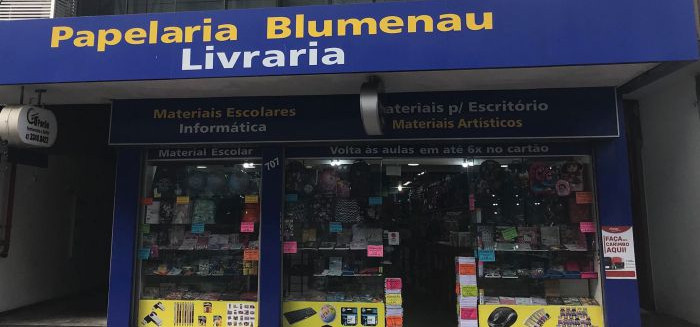 Papelaria Blumenau vai fechar loja na Rua XV após 54 anos