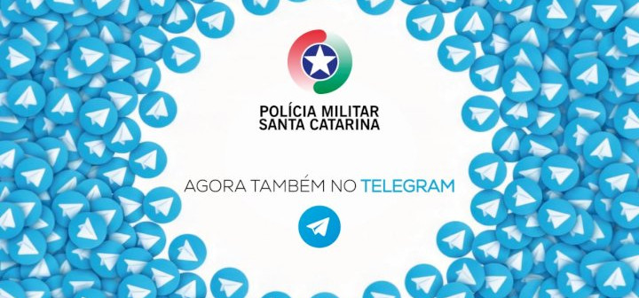 PM conta com canal de informações no Telegram