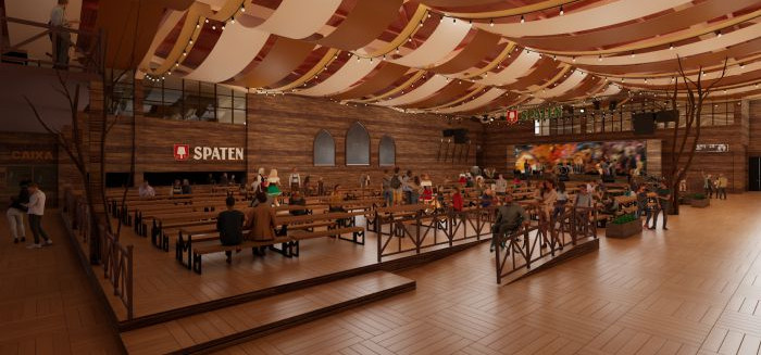 Spaten Platz terá cara de taverna alemã na Oktober