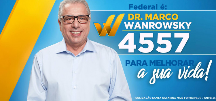 Conheça melhor o candidato Marco Antônio Wanrowsky