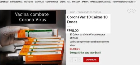 Procon alerta sobre falsa venda de vacinas contra Covid-19