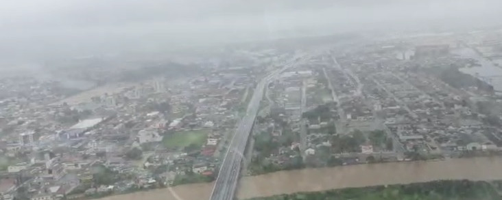 Chuvas já causam duas mortos em Santa Catarina