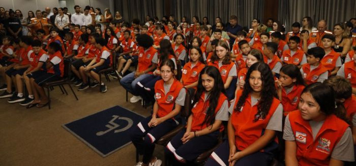 Defesa Civil de Blumenau inicia formação de novos agentes mirins