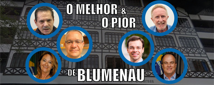 Avaliação dos principais nomes da Prefeitura de Blumenau 2025
