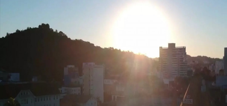 Blumenau teve o dia mais quente da primavera