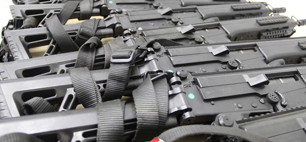 PM-SC recebe 65 carabinas calibre 5.56mm da Senasp