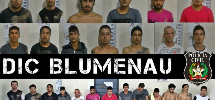 Facção criminosa é desbaratinada em Blumenau