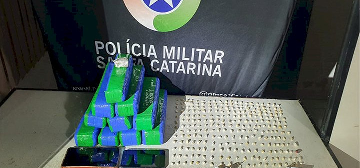 Adolescente é preso por tráfico de drogas