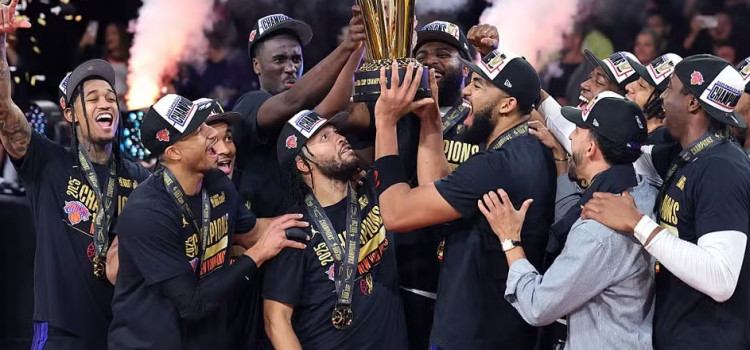 Knicks batem Spurs e conquistam o título inédito da NBA Cup