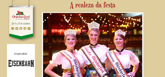 Concurso de Rainha da 35ª Oktoberfest está com inscrições abertas