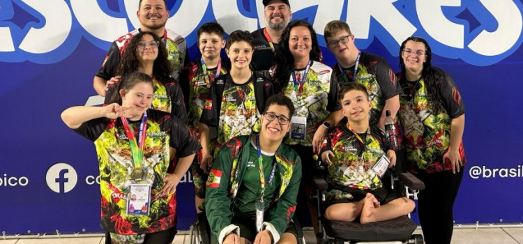 Blumenauenses conquistam medalhas nas Paralimpíadas Escolares