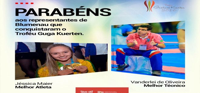 Blumenauenses ganham Troféu Guga Kuerten de Excelência no Esporte