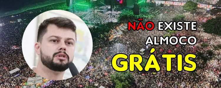 Nasato quer acabar com a palavra 'gratuito' em eventos