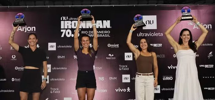 Catarinense Djenyfer Arnold vence Ironman 70.3 no Rio de Janeiro