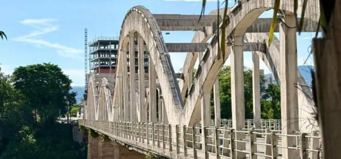 Ponte dos Arcos de Indaial terá interdição parcial para manutenção