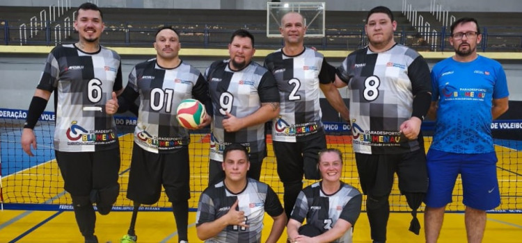 Vôlei sentado de Blumenau conquista 3º lugar inédito