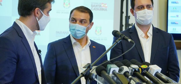 Governadores do Sul anunciam medidas no enfrentamento da pandemia
