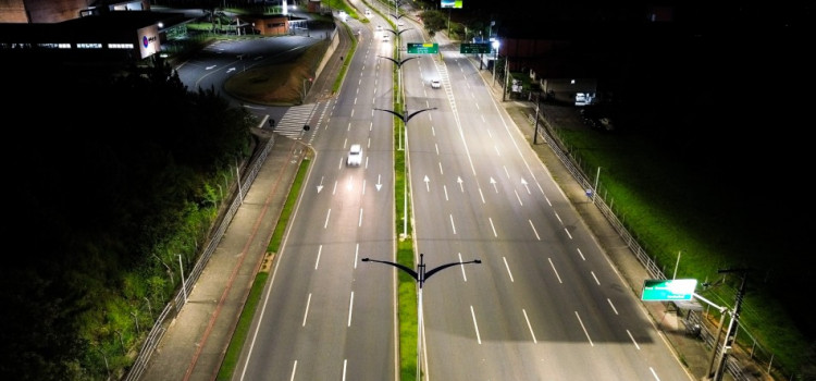 Complexo do Badenfurt ganha nova iluminação