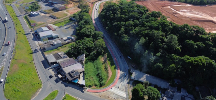 Concluída pavimentação da nova rua de acesso ao Parque das Itoupavas