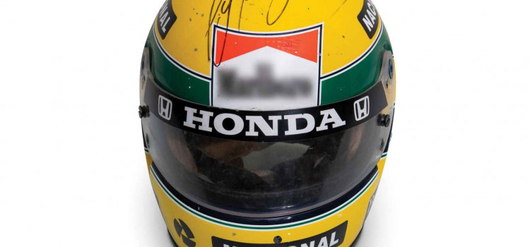 Capacete de Ayrton Senna é vendido em leilão por mais de R$ 419 mil