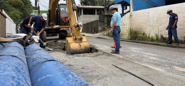 Samae retoma obra para reforçar abastecimento de água na Velha Grande