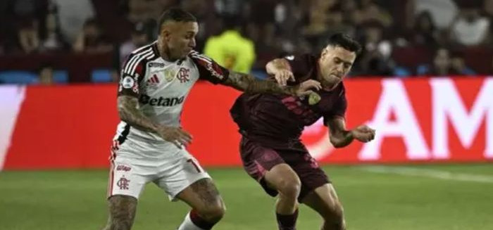Flamengo perde para o Lanús e vê pressão por título aumentar