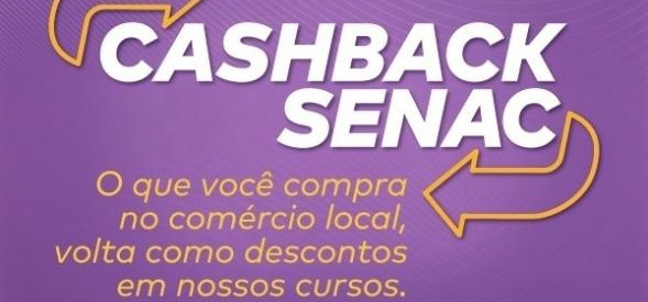 Senac SC lança campanha de cashback