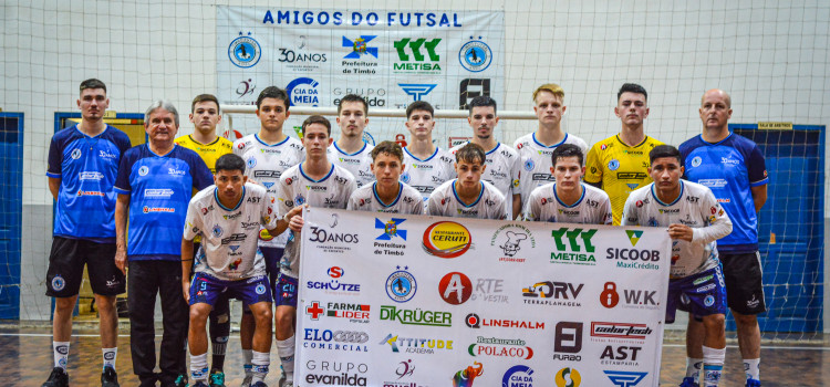 Timbó Futsal inicia Regional dos Joguinhos Abertos de Santa Catarina