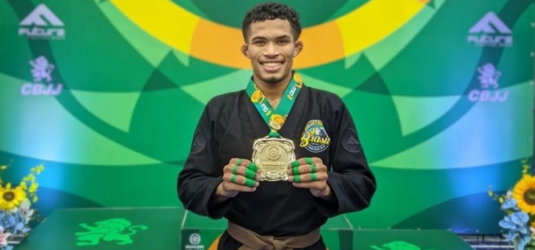 Atleta de Jiu-Jitsu de Blumenau é campeão brasileiro em Barueri