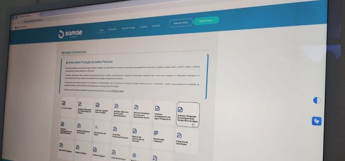 Novo site do Samae Blumenau facilita acesso a faturas e serviços