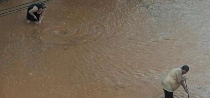 Blumenau registra quase 100mm de chuva em poucas horas