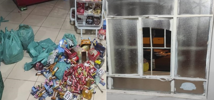 Imprestáveis são presos tentando roubar mercadinho